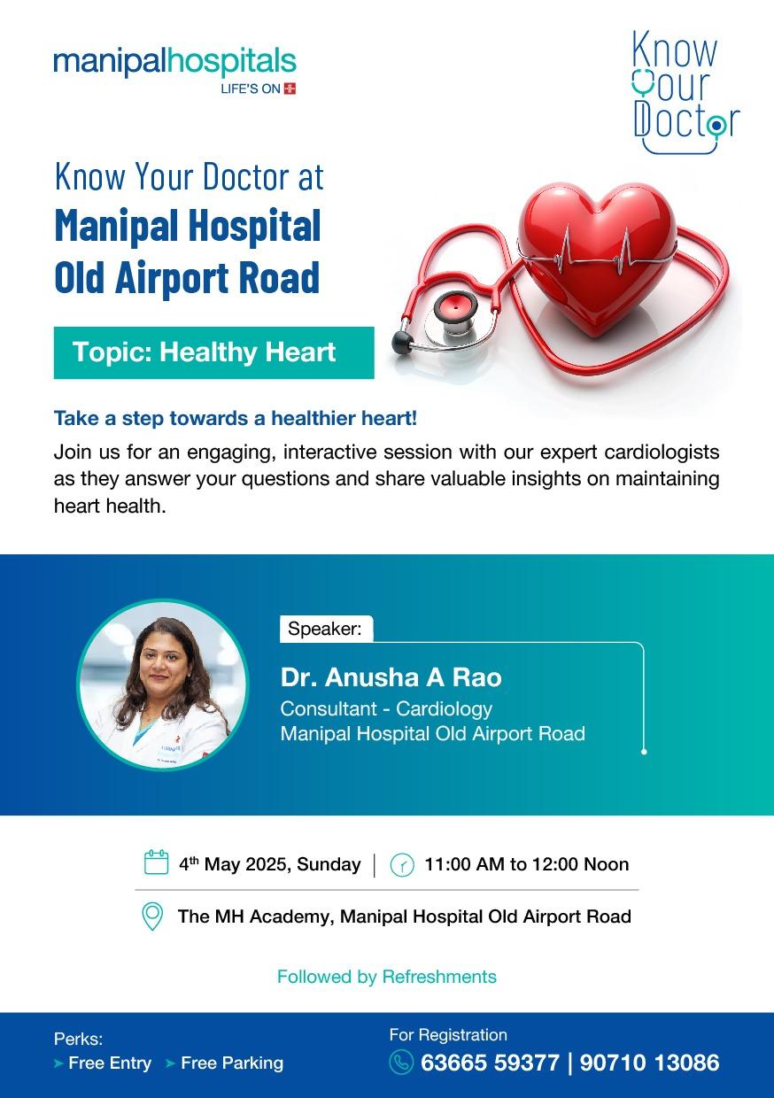 Know Your Doctor: Heart Health Awareness with Dr. Anusha A Rao